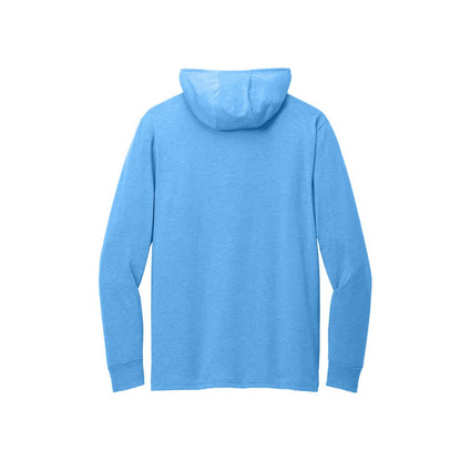 NEW STRAYER Allmade® Unisex Tri-Blend Hoodie Tee - Azure Blue