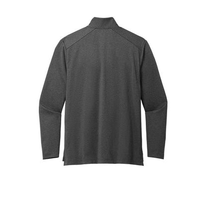 NEW STRAYER Port Authority® C-FREE® Double Knit 1/4-Zip - Grey Steel Heather