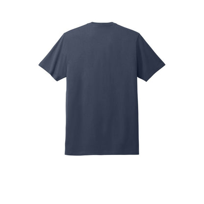 NEW STRAYER Allmade® Unisex Heavyweight Recycled Cotton Tee - Night Sky Navy