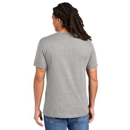 NEW STRAYER District ® Re-Tee ™-Light Heather Grey