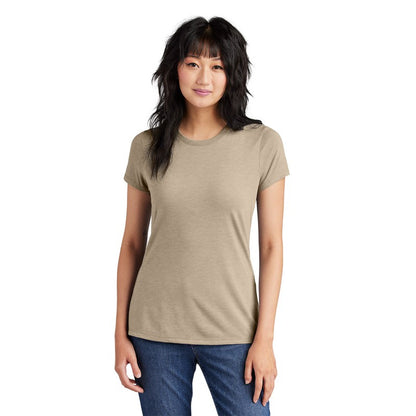 NEW STRAYER District ® Women’s Perfect Tri ® Tee-Desert Tan Heather