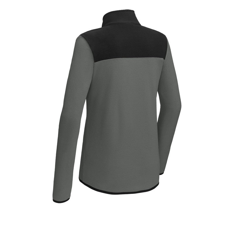 STRAYER The North Face® Ladies Glacier 1/4-Zip Fleece - Asphalt Grey/ TNF Black