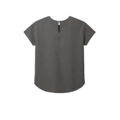 NEW STRAYER Mercer+Mettle™ Women's Stretch Crepe Crew - Anchor Grey