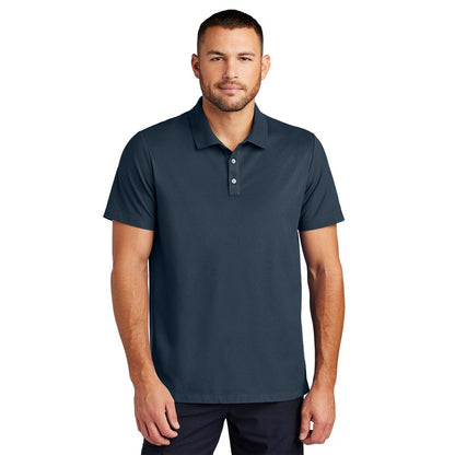 NEW STRAYER ALUMNI - Mercer+Mettle® Stretch Pique Polo - Night Navy