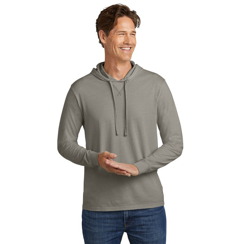 STRAYER Allmade® Unisex Mineral Dye Organic Cotton Hoodie Tee - Driftwood Grey