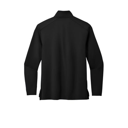 NEW STRAYER Port Authority® C-FREE® Double Knit 1/4-Zip - Deep Black