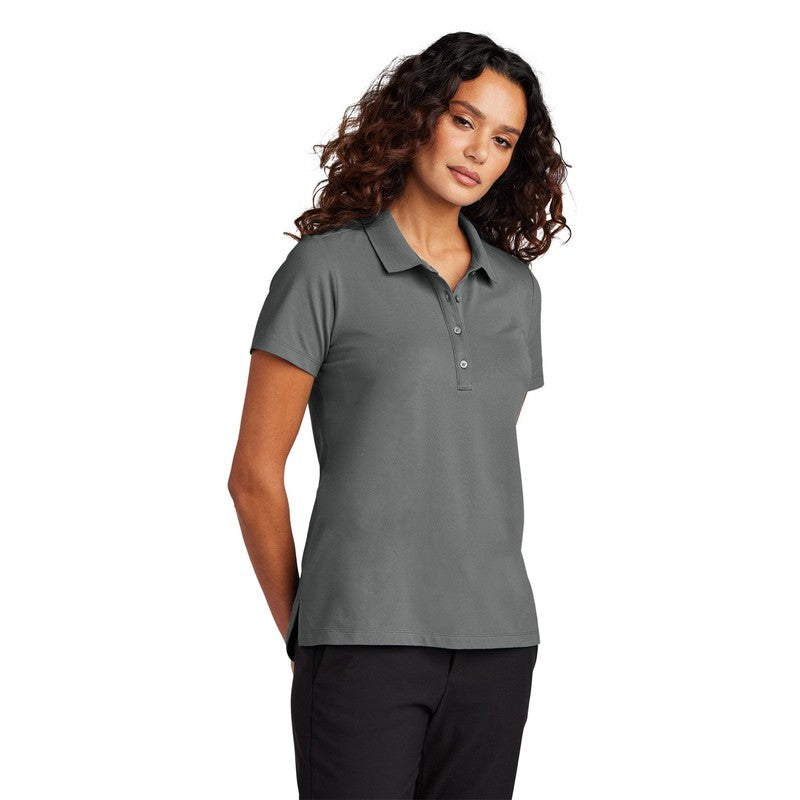 NEW STRAYER Mercer+Mettle™ Women’s Stretch Pique Polo - Storm Grey