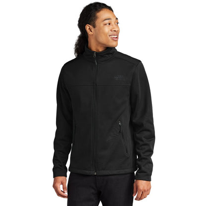 STRAYER The North Face® Chest Logo Ridgewall Soft Shell Jacket - TNF Black