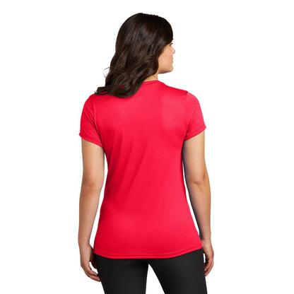 NEW STRAYER Nike Ladies Swoosh Sleeve rLegend Tee - University Red