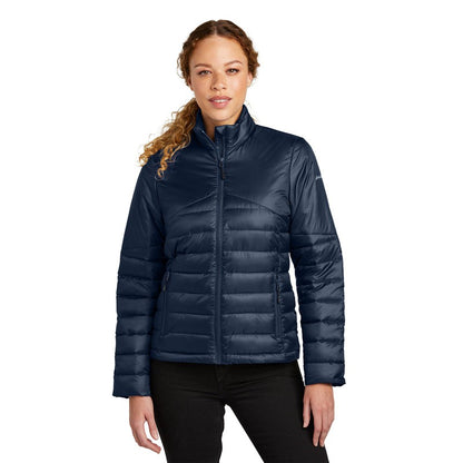 NEW STRAYER Eddie Bauer ® Ladies Quilted Jacket - River Blue Navy