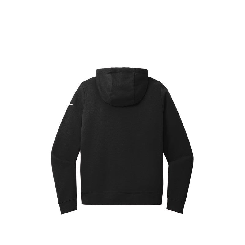 STRAYER Nike Ladies Club Fleece Sleeve Swoosh Full-Zip Hoodie - BLACK
