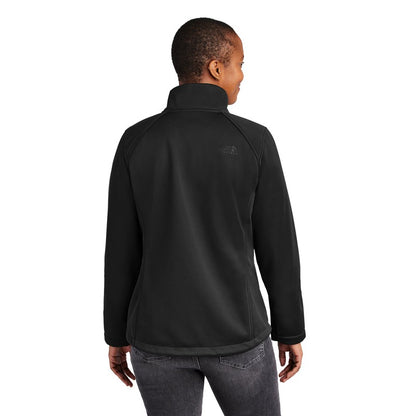 STRAYER The North Face® Ladies Chest Logo Ridgewall Soft Shell Jacket - TNF Black