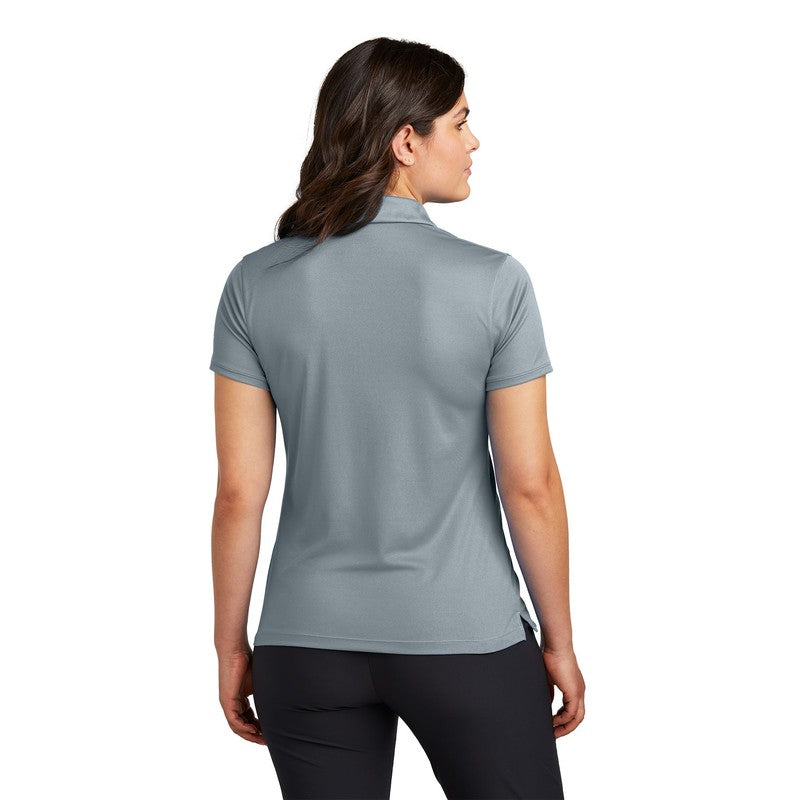 NEW STRAYER Nike Ladies Victory Solid Polo - Cool Grey