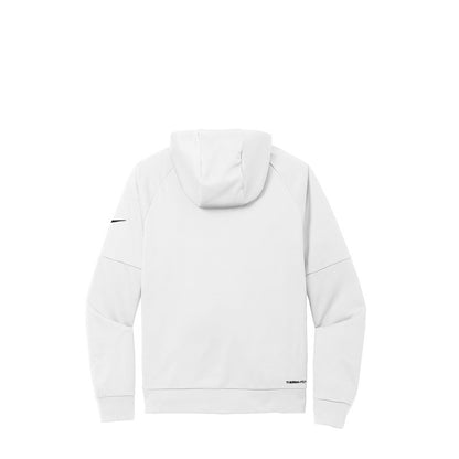 NEW STRAYER Nike Therma-FIT Pocket Pullover Fleece Hoodie - WHITE