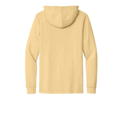 NEW STRAYER Allmade® Unisex Mineral Dye Organic Cotton Hoodie Tee - Golden Wheat