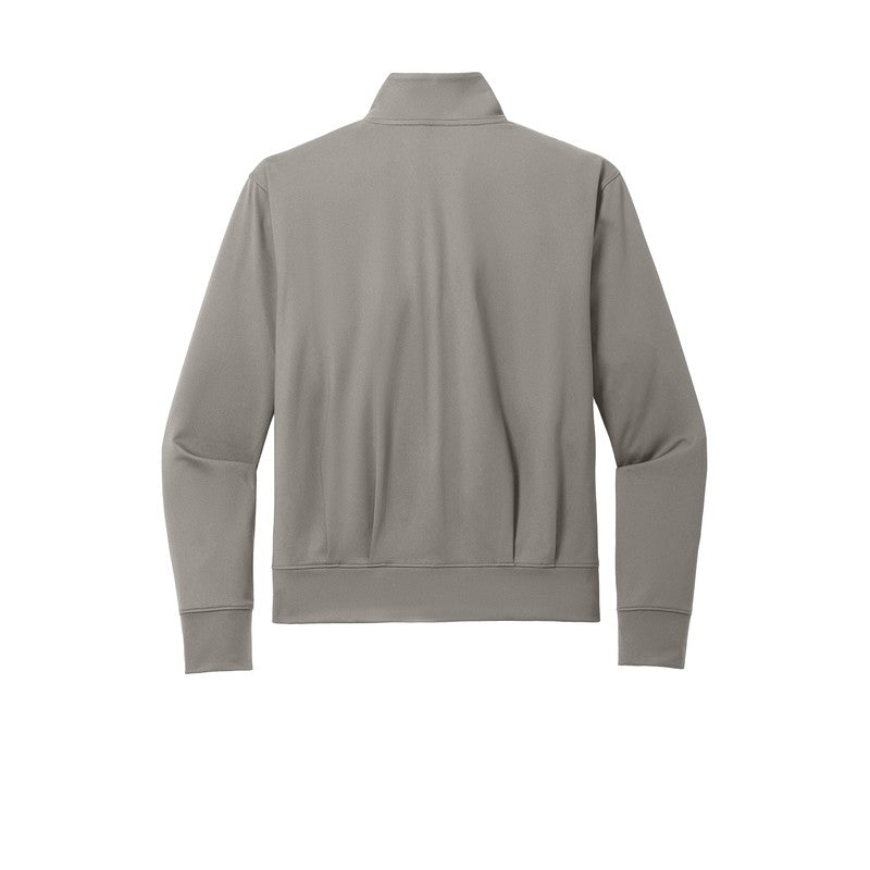STRAYER Port Authority® Ladies C-FREE® Double Knit Full-Zip - Smoke Grey