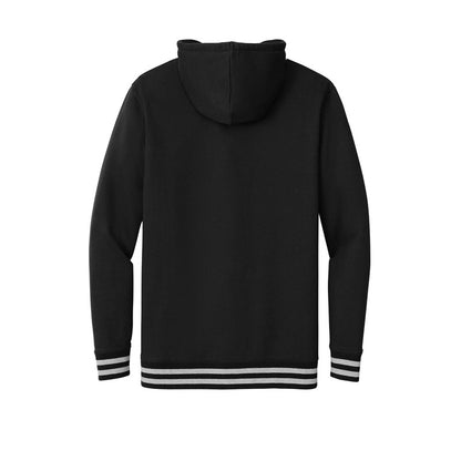 NEW STRAYER New Era ® Comeback Fleece Pullover Hoodie - Black/ Athletic Heather