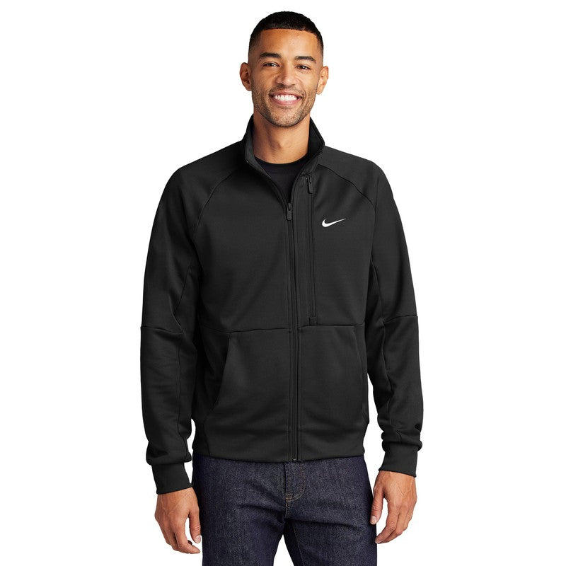 NEW STRAYER Nike Full-Zip Chest Swoosh Jacket - BLACK