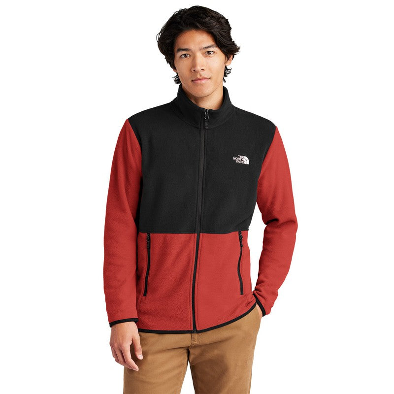 STRAYER The North Face® Glacier Full-Zip Fleece Jacket - Rage Red / TNF Black