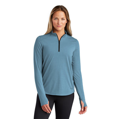 NEW STRAYER OGIO® Ladies Motion 1/4-Zip - Blue Mist