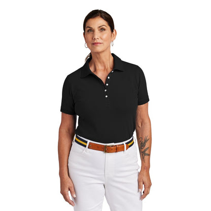 NEW STRAYER Brooks Brothers® Women’s Pima Cotton Pique Polo - Deep Black