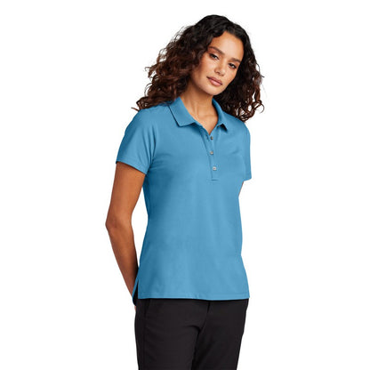 NEW STRAYER Mercer+Mettle™ Women’s Stretch Pique Polo - Parisian Blue