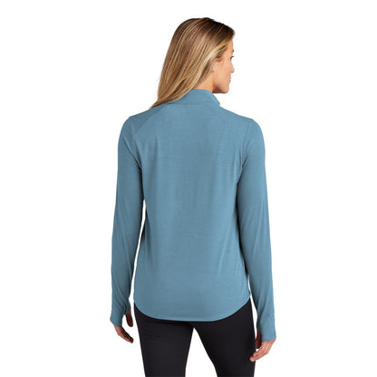 NEW STRAYER OGIO® Ladies Motion 1/4-Zip - Blue Mist