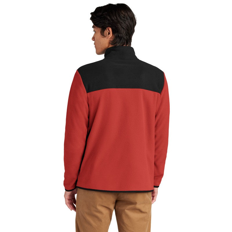 NEW STRAYER The North Face® Glacier Full-Zip Fleece Jacket - Rage Red / TNF Black