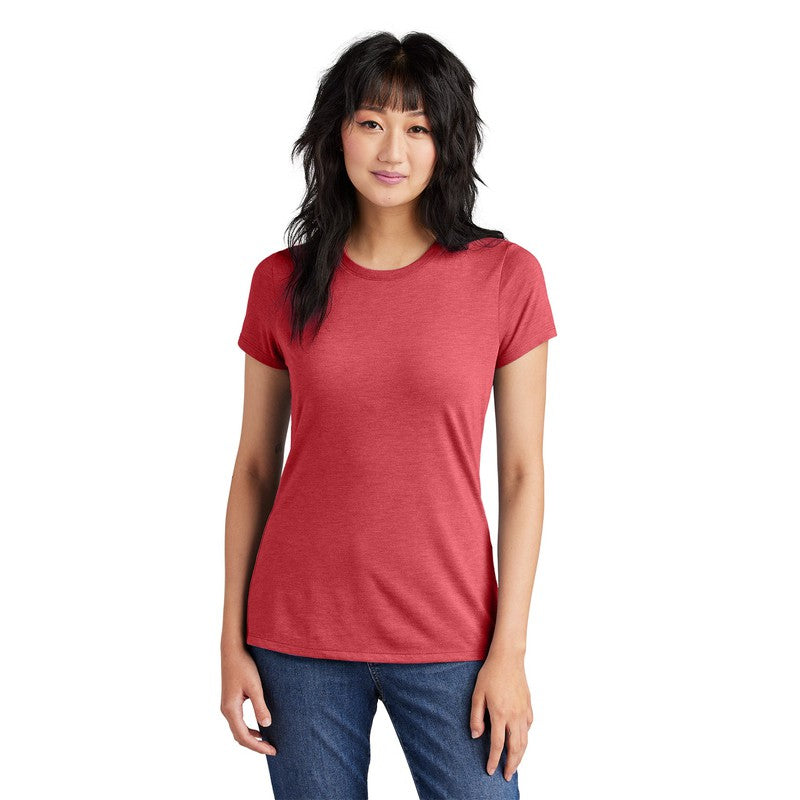NEW STRAYER District ® Women’s Perfect Tri ® Tee-Red Frost