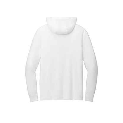 NEW STRAYER Allmade® Unisex Tri-Blend Hoodie Tee - Bright White