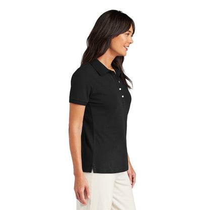 NEW STRAYER Brooks Brothers® Women’s Pima Cotton Pique Polo - Deep Black