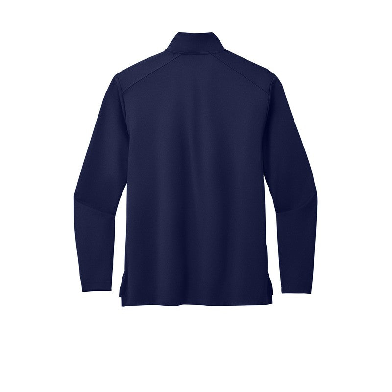 STRAYER Port Authority® C-FREE® Double Knit 1/4-Zip - True Navy