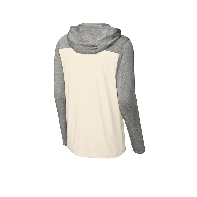 STRAYER Sport-Tek® Halftime Long Sleeve Hoodie - Vintage Heather/ Ecru