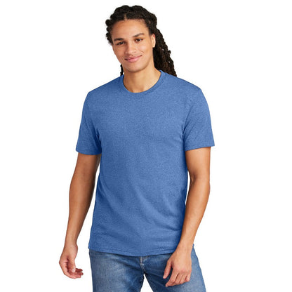 NEW STRAYER District ® Re-Tee ™-Blue Heather