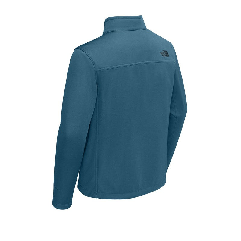NEW STRAYER The North Face® Chest Logo Ridgewall Soft Shell Jacket - Shady Blue