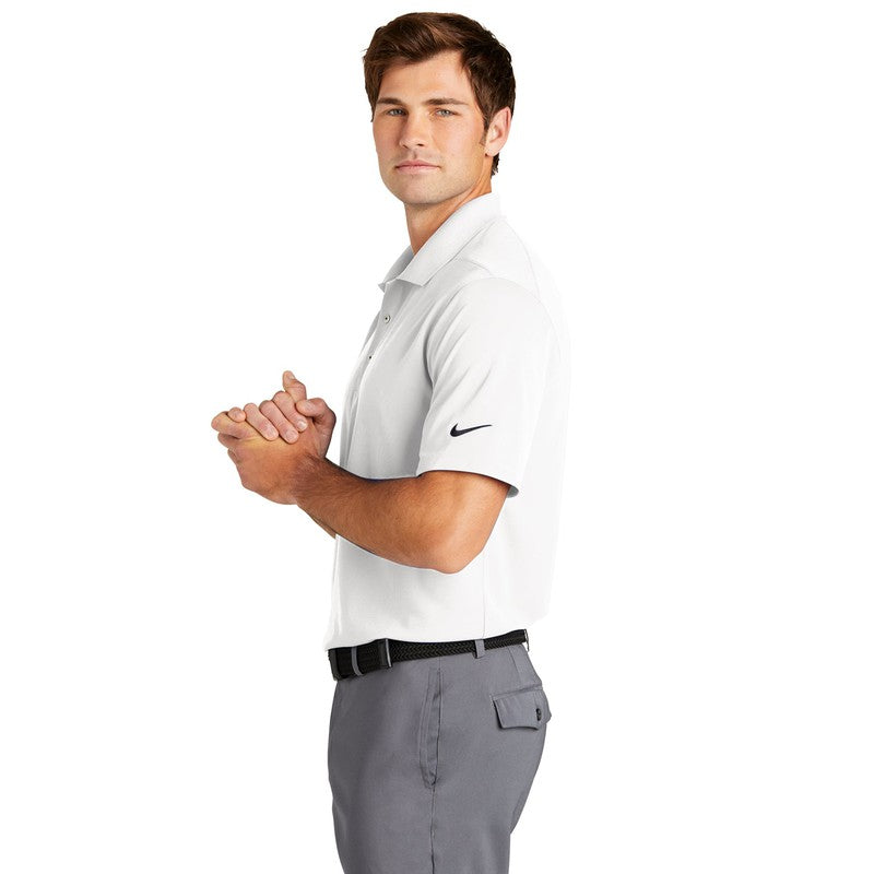 STRAYER Nike Dri-FIT Micro Pique 2.0 Polo - White
