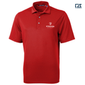 STRAYER Cutter & Buck Virtue Recycled Featherlight Pique Mens Polo - Red