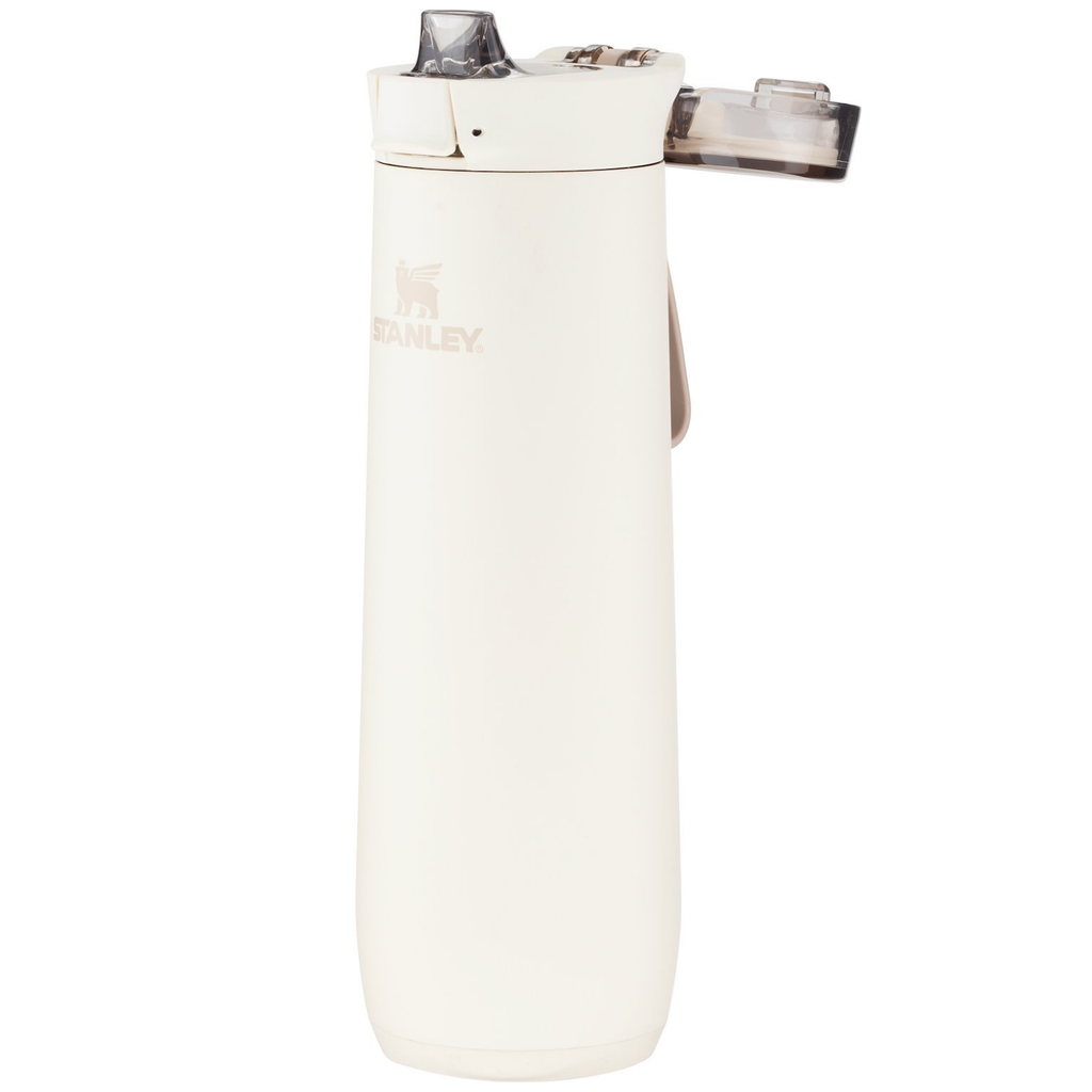 STRAYER ALUMNI Stanley Flowstate spring bottle 20 oz - Cream