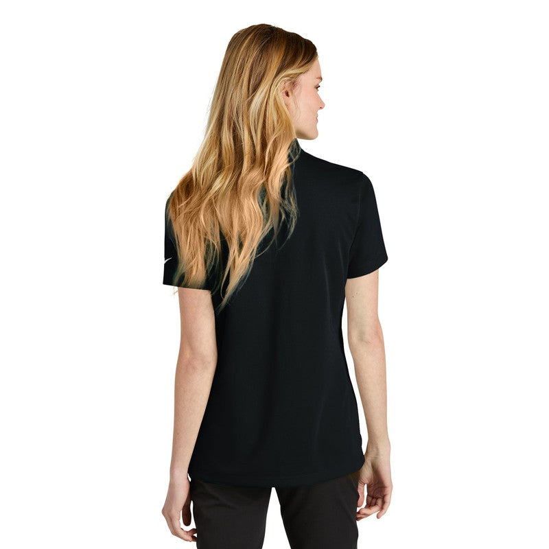 STRAYER Nike Ladies Dri-FIT Micro Pique 2.0 Polo - Black