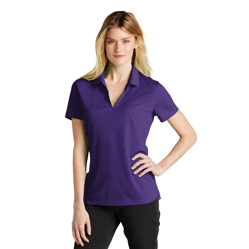 STRAYER Nike Ladies Dri-FIT Micro Pique 2.0 Polo - Court Purple