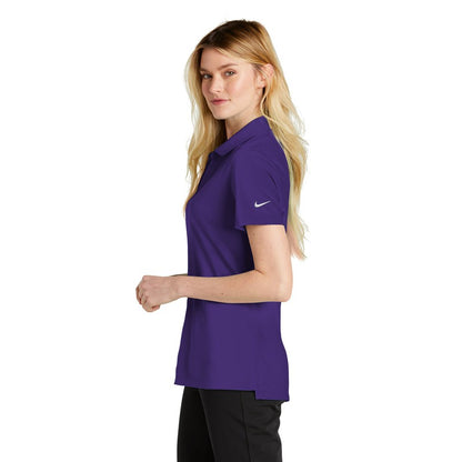 NEW STRAYER Nike Ladies Dri-FIT Micro Pique 2.0 Polo - Court Purple