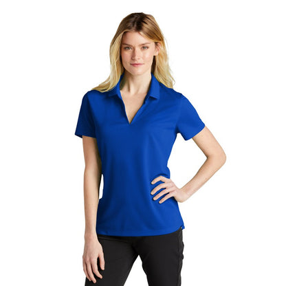 NEW STRAYER Nike Ladies Dri-FIT Micro Pique 2.0 Polo - Game Royal