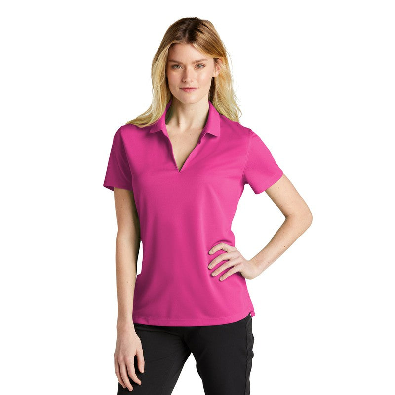 STRAYER Nike Ladies Dri-FIT Micro Pique 2.0 Polo - Vivid Pink
