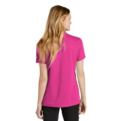 NEW STRAYER Nike Ladies Dri-FIT Micro Pique 2.0 Polo - Vivid Pink