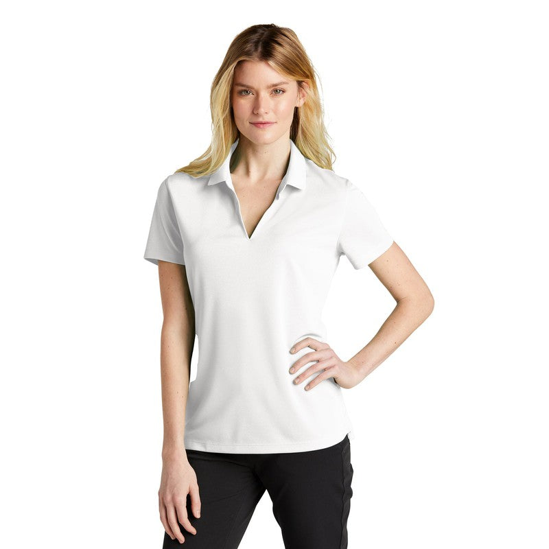 STRAYER Nike Ladies Dri-FIT Micro Pique 2.0 Polo - WHITE