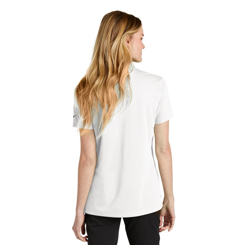 STRAYER Nike Ladies Dri-FIT Micro Pique 2.0 Polo - WHITE