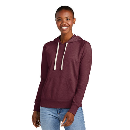 NEW STRAYER District® Women’s Re-Fleece™ Hoodie - Maroon Heather