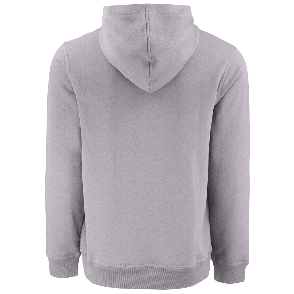 STRAYER Clique Drive Recycled Unisex Full Zip Hooded Sweatshirt - Grey Melange