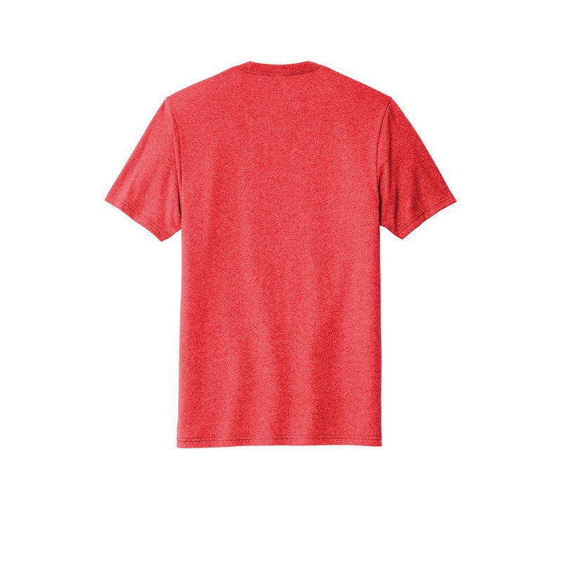 NEW STRAYER Allmade® Unisex Recycled Blend Tee Reclaimed Red Heather