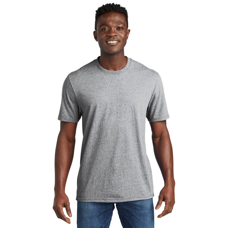 NEW STRAYER Allmade® Unisex Recycled Blend Tee Remade Grey Heather